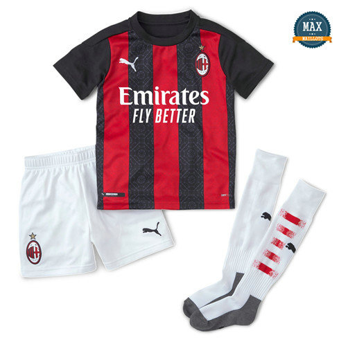 Max Maillots AC Milan Enfant Domicile 2020/21