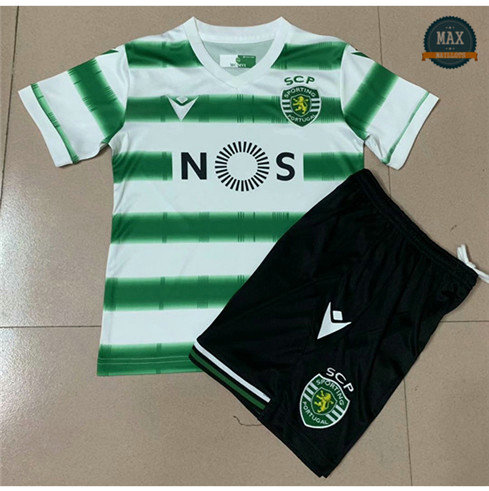 Max Maillots Sporting Lisbon Enfant Domicile 2020/21