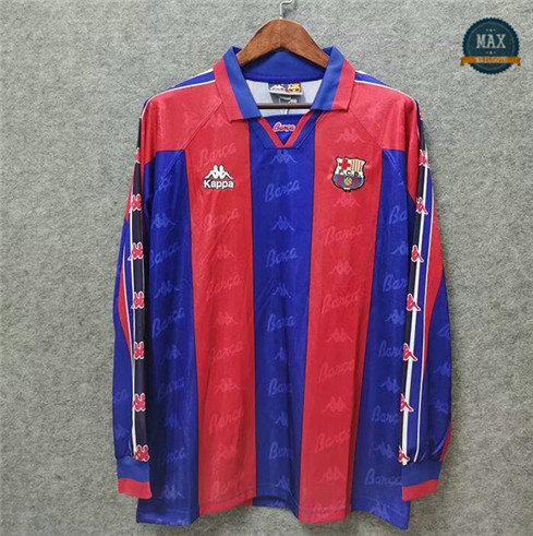 Max Maillot Classic Barcelone 1996-97 Domicile Manche Longue