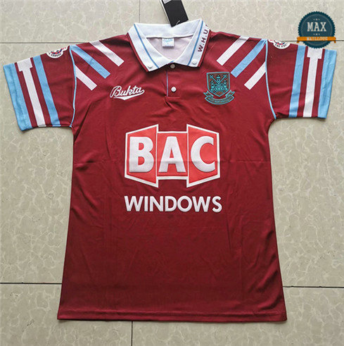 Max Maillot Classic West Ham United 1991-92 Domicile