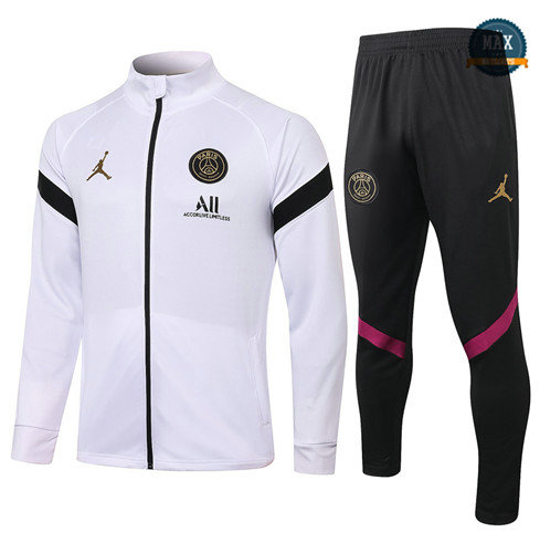 Max Veste Survetement Jordan 2020/21 Blanc/Noir