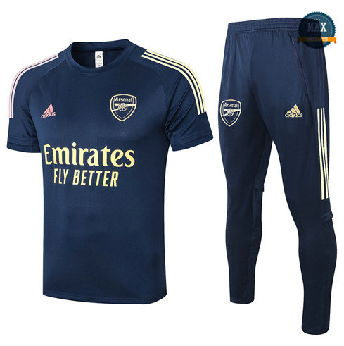 Max Maillot Arsenal + Pantalon 2020/21 Training Bleu Marine