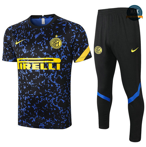 Max Maillots Inter Milan + Pantalon 2020/21 Training Bleu Rayon