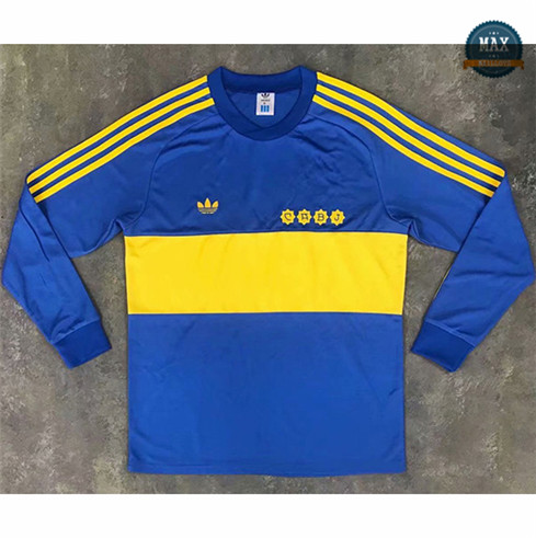 Max Maillots Classic Boca Juniors 1981 Domicile Manche Longue