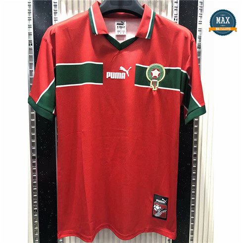 Max Maillot Retro Maroc 1998 Domicile