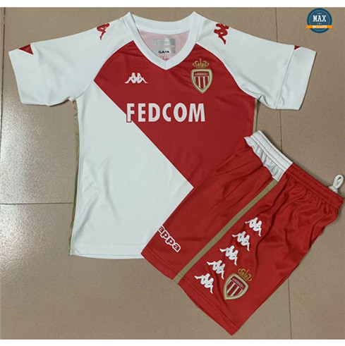 Max Maillot AS Monaco Enfant Domicile 2020/21