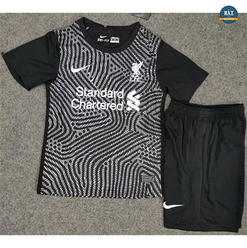 Max Maillot Liverpool Enfant Gardien de but Noir 2020/21