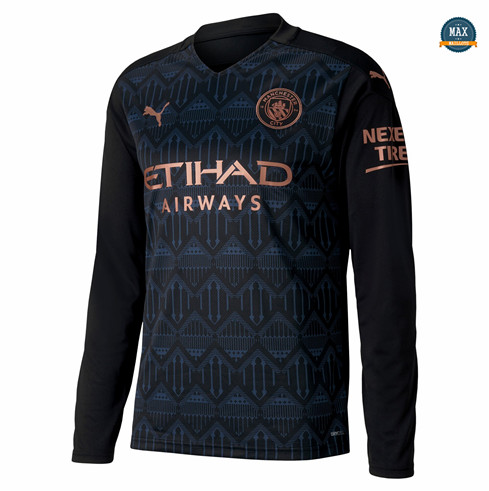 Max Maillots Manchester City Exterieur Manche Longue 2020/21