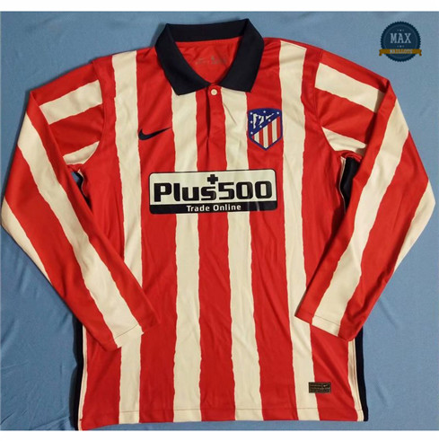 Max Maillots Atletico Madrid 2020 Domicile Manche Longue