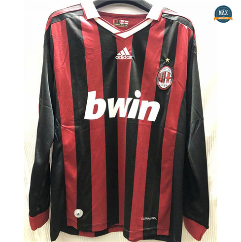 Max Maillots Rétro AC Milan 2009 Manche Longue