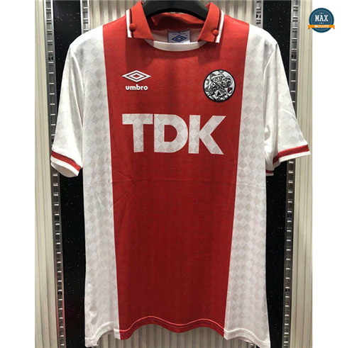 Max Maillots Rétro Ajax 1990-92 Domicile