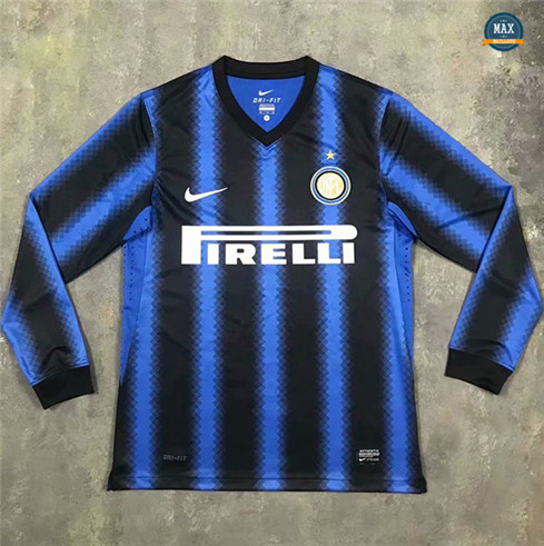 Max Maillots Rétro Inter Milan 2010-11 Domicile Manche Longue