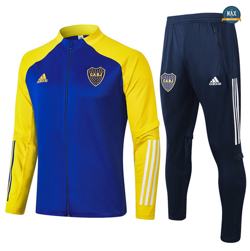 Max Veste Survetement Boca Juniors 2020/21 Bleu/Jaune