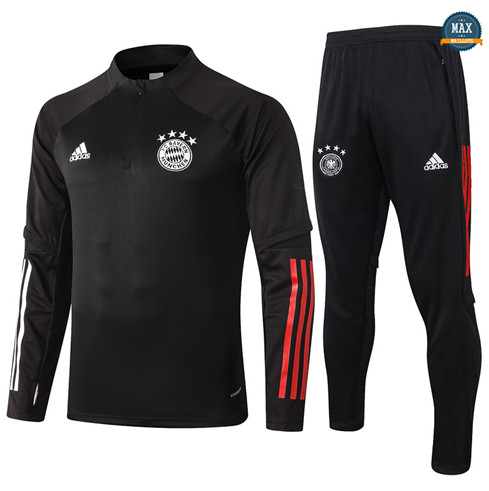 Max Veste Survetement Enfant Bayern Munich 2020/21 Noir