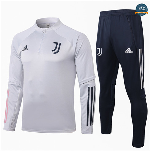 Max Survetement Enfant Juventus 2020/21 Gris clair