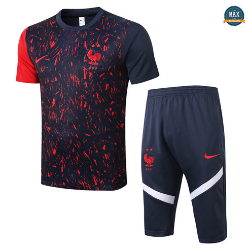 Max Maillot France + Pantalon 3/4 Training 2020/21 Noir