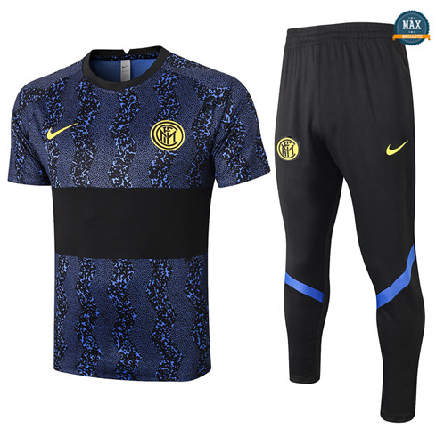 Max Maillots Inter Milan + Pantalon 2020/21 Training Bleu/Noir