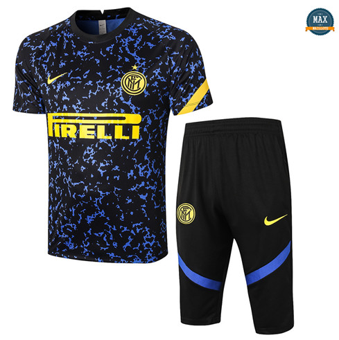 Max Maillots Inter Milan + Pantalon 3/4 Training 2020/21 Bleu