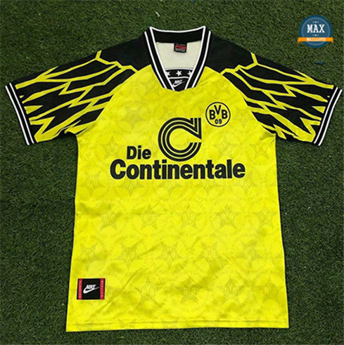 Max Maillot Rétro 1994-95 Borussia Dortmund Domicile fiable