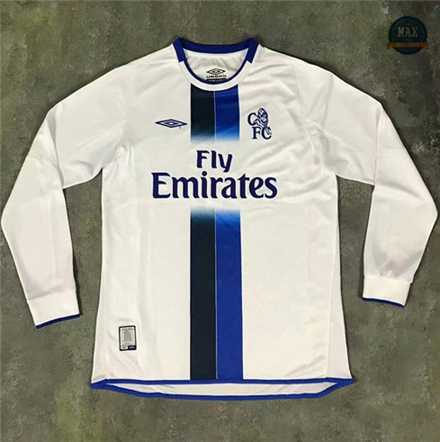 Max Maillots Rétro 2003-05 Chelsea Exterieur Manche Longue fiable