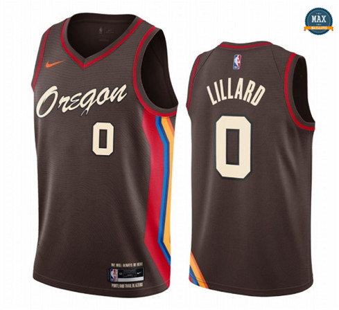 Max Maillot Damian Lillard, Portland Trail Blazers 2020/21 - City Edition