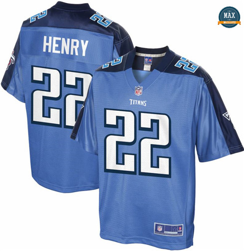 Max Maillot Derrick Henry, Tennessee Titans - Bleu clair