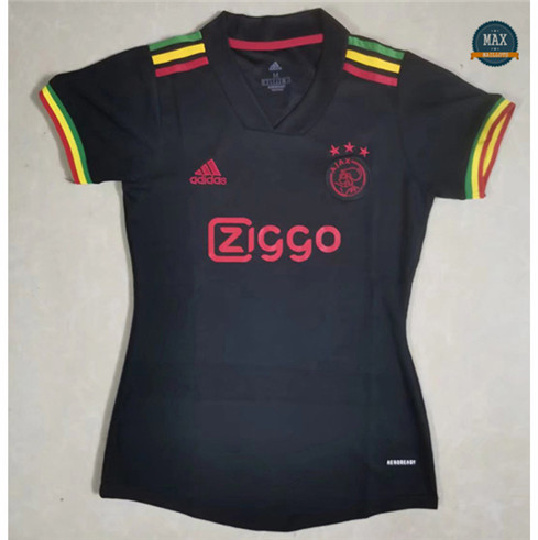 Max Maillot Ajax Femme Third Noir 2021