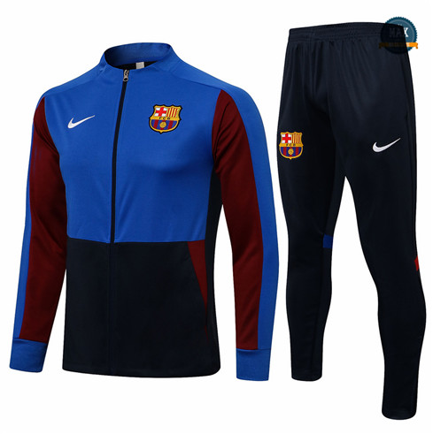 Max Veste Survetement Barcelone Bleu 2021