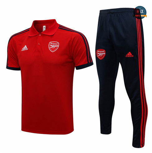 Max Maillot Training Arsenal + Pantalon 2021 Rouge