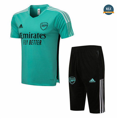 Max Maillot Arsenal + Pantalon 3/4 Training 2021 Vert