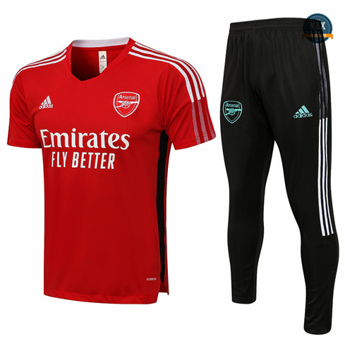 Max Maillot Arsenal + Pantalon 2021 Training Rouge