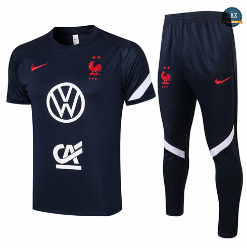 Max Maillot France + Pantalon 2021 Training Bleu Marine