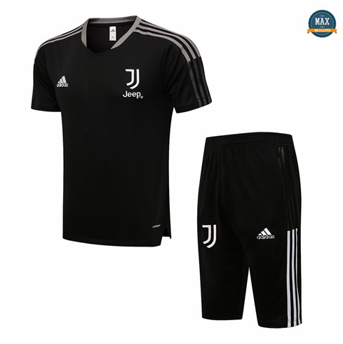 Max Maillot Juventus + Pantalon 3/4 Training 2021 Noir