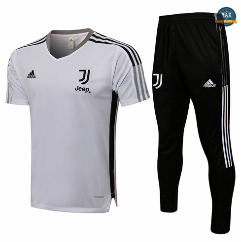 Max Maillot Juventus + Pantalon 2021 Training Blanc