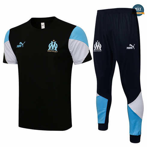 Max Maillot Marseille + Pantalon 2021 Training Noir