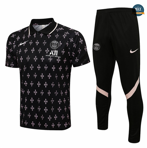 Max Maillot PSG + Pantalon 2021 Training Noir