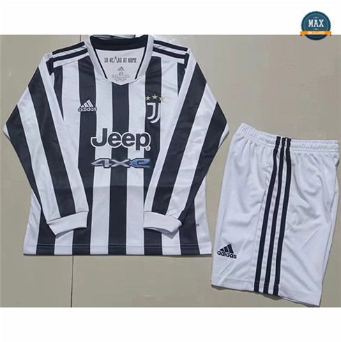 Max Maillot Foot Juventus Enfant Domicile Manche Longue 2021/22