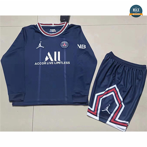 Max Maillot Foot PSG Enfant Domicile Manche Longue 2021/22