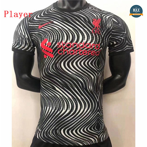 Max Maillot Foot Player Version 2021/22 Liverpool Entraînement Noir