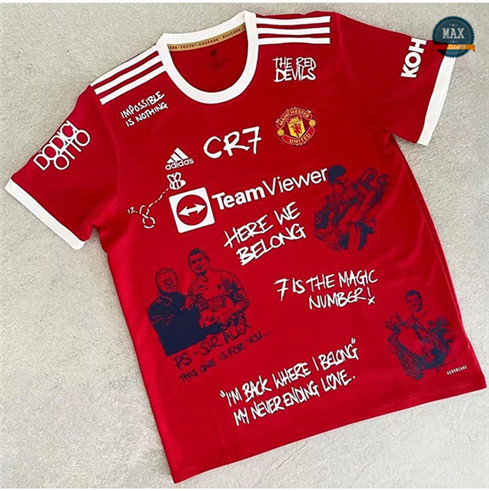 Max Maillot Foot Manchester United Domicile Special edition 2021/22