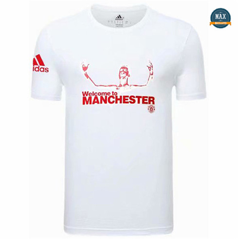 Max Maillot Foot Manchester United Cristiano Ronaldo Blanc 2021/22