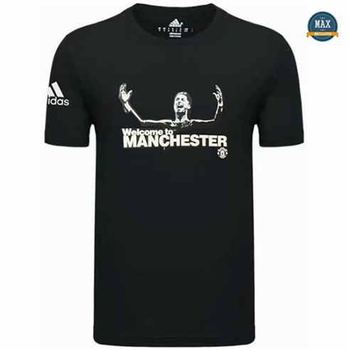 Max Maillot Foot Manchester United Cristiano Ronaldo Noir 2021/22