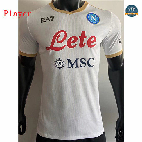 Max Maillot Foot Player Version 2021/22 Naples Exterieur Blanc