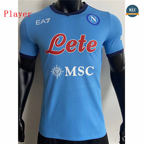 Max Maillot Foot Player Version 2021/22 Naples Domicile