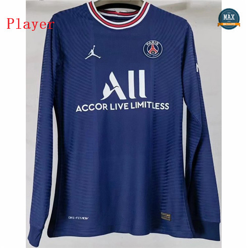 Max Maillot Foot Player Version 2021/22 PSG Domicile Manche Longue