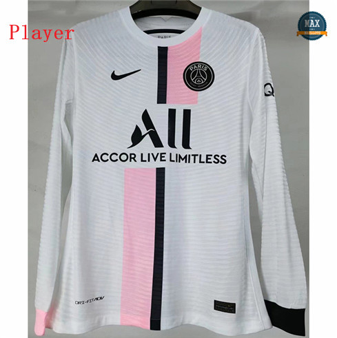 Max Maillot Foot Player Version 2021/22 PSG Exterieur Manche Longue