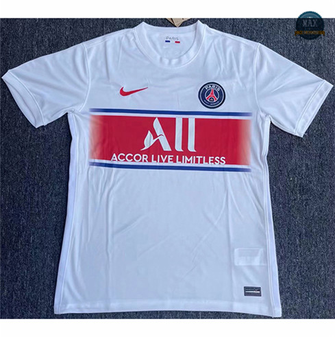 Max Maillot Foot PSG Blanc 2021/22