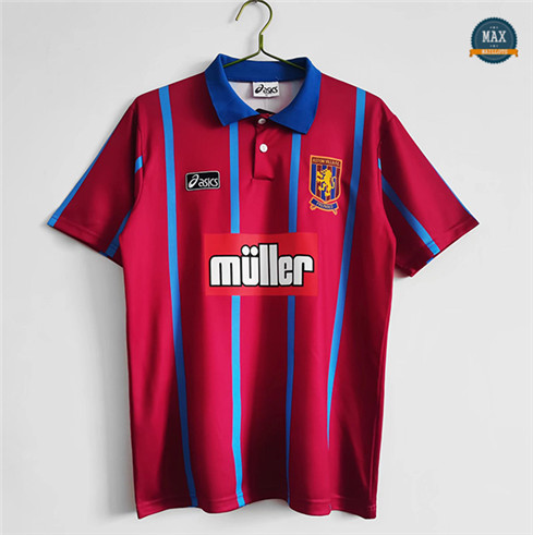 Max Maillot Foot Retro 1993-95 Aston Villa Domicile