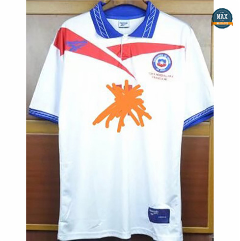 Max Maillot Foot Retro 1998 Chile Exterieur