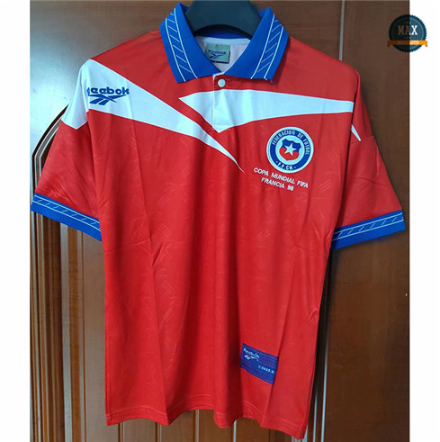 Max Maillot Foot Retro 1998 Chile Domicile